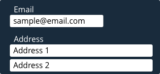 input fields do